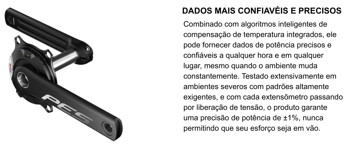 Pedivela de Bicicleta Magene PES P515 Base Medidor de Potência